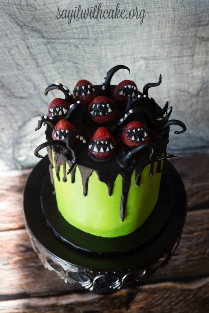 Images Of Halloween Cakes
 Creepy Halloween Cake – Say it With Cake