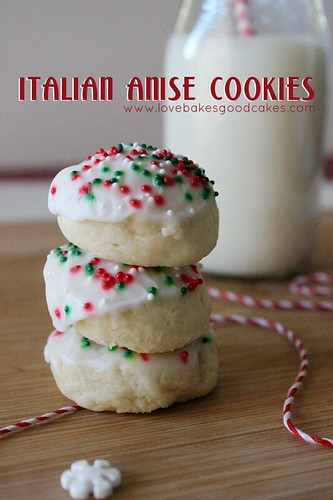 Italian Anise Christmas Cookies
 Italian Anise Cookies Holiday Cookie Linky Party and a