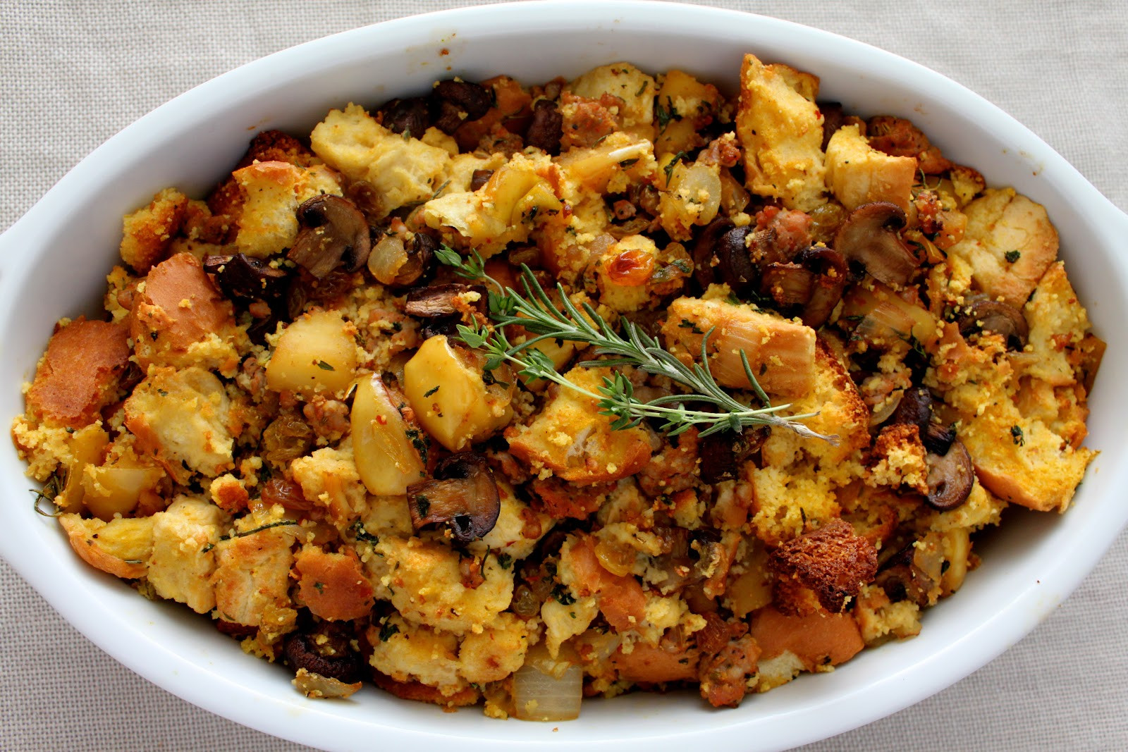 Italian Thanksgiving Recipes
 A Bountiful Kitchen Artisan Cornbread Stuffing with