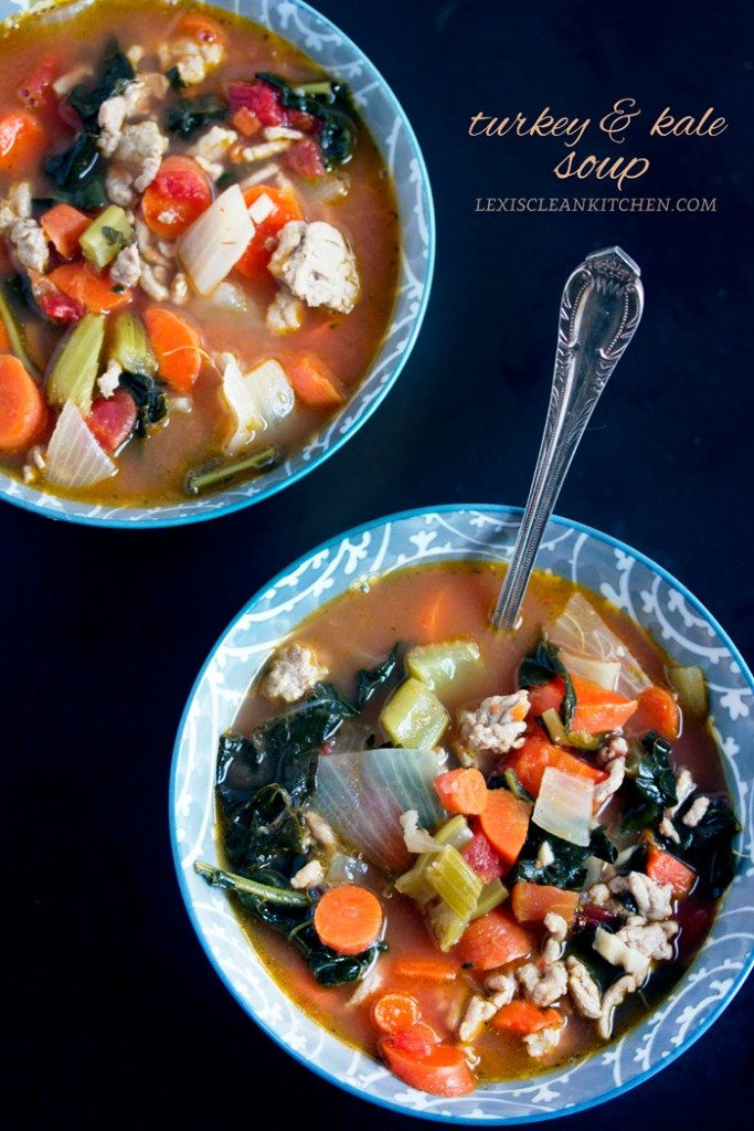 Kale Thanksgiving Recipes
 Turkey Kale Soup Lexi s Clean Kitchen