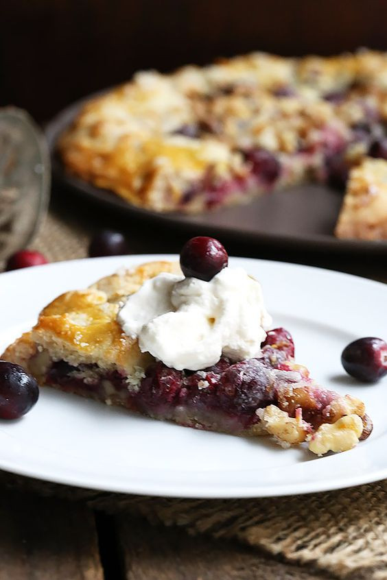 Low Carb Christmas Desserts
 Cranberry Walnut Galette Recipe