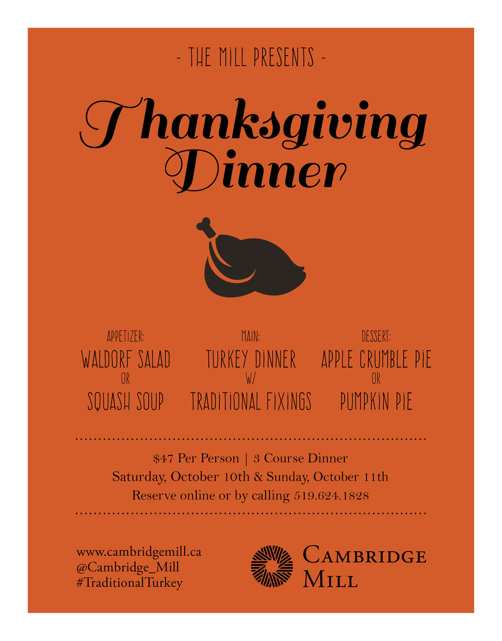 Lowes Foods Thanksgiving Dinners 2019
 Cambridge Mill