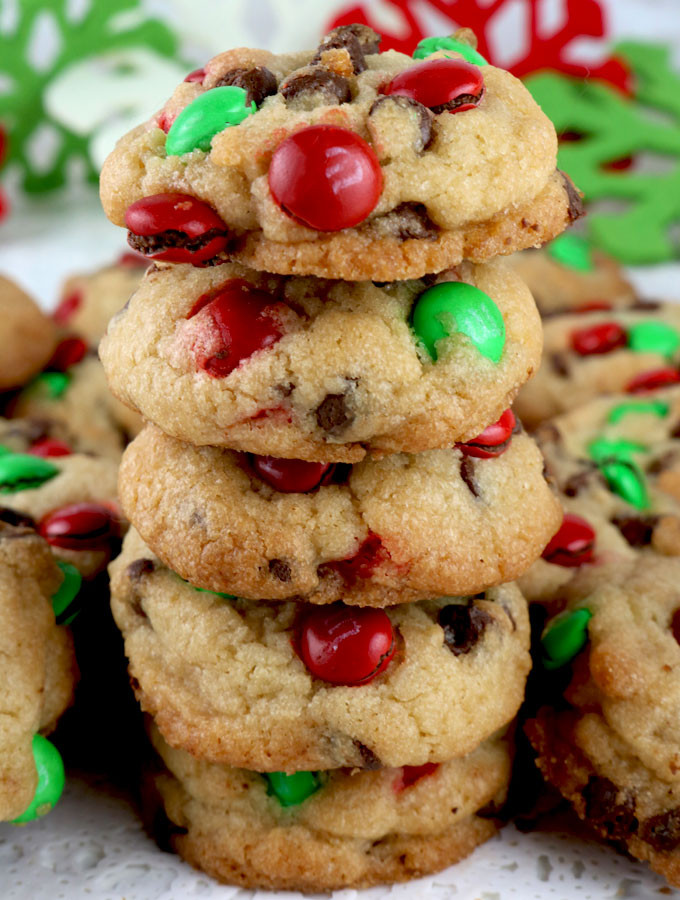 M M Christmas Cookies
 Christmas M&M Mini Cookies Two Sisters