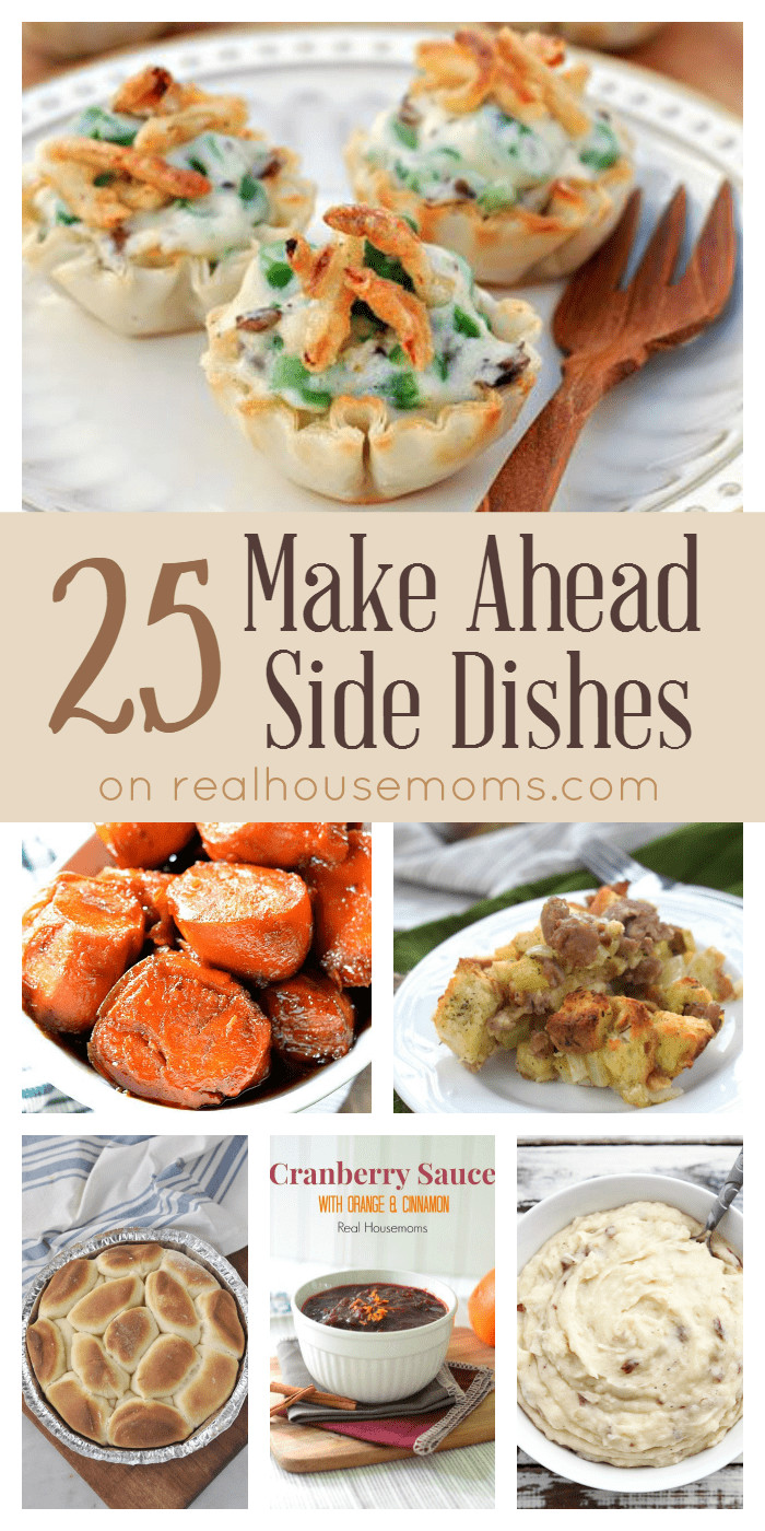 Make Ahead Christmas Dinners
 25 Make Ahead Side Dishes ⋆ Real Housemoms