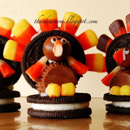 Making Thanksgiving Turkey
 Thanksgiving Candy corn and Oreo on Pinterest