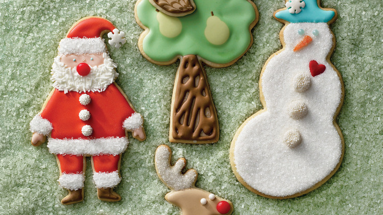 Martha Stewart Christmas Sugar Cookies
 Royal Icing