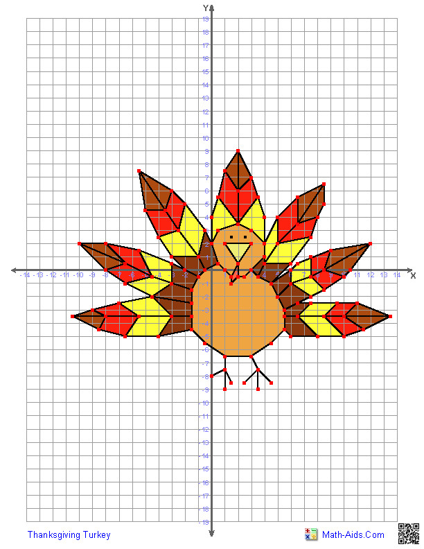 Math Aids Com Thanksgiving Turkey
 Graphing Worksheets