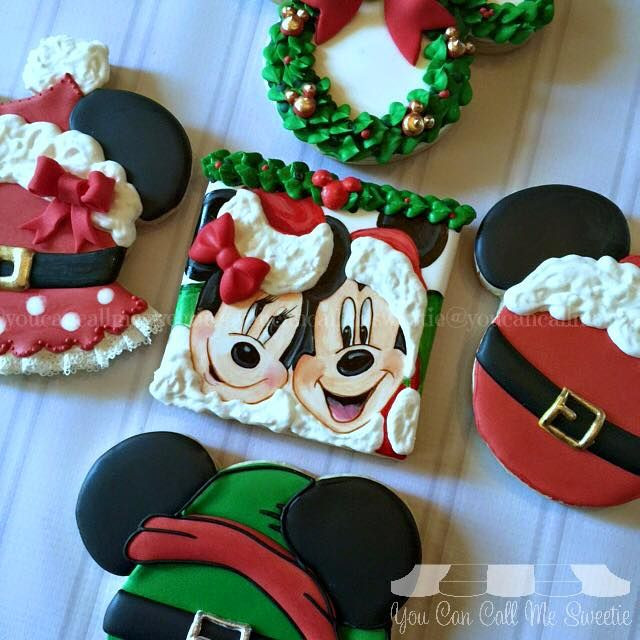 Mickey Mouse Christmas Cookies
 146 best Christmas images on Pinterest