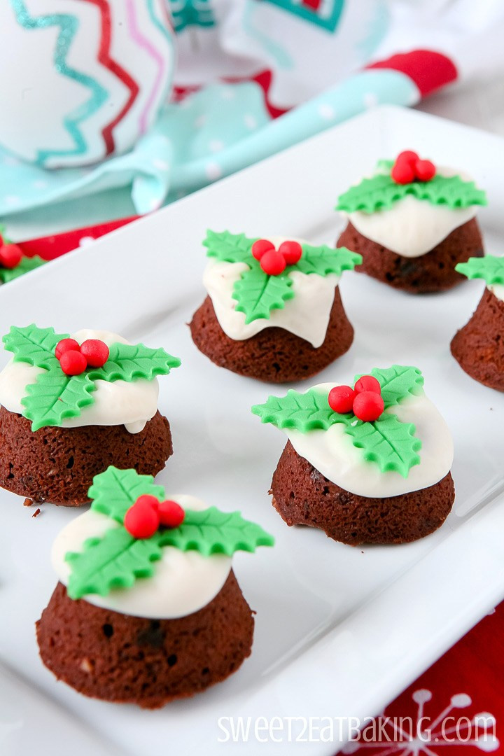 Mini Christmas Cup Cakes
 Mini Christmas Pudding Cupcakes Recipe