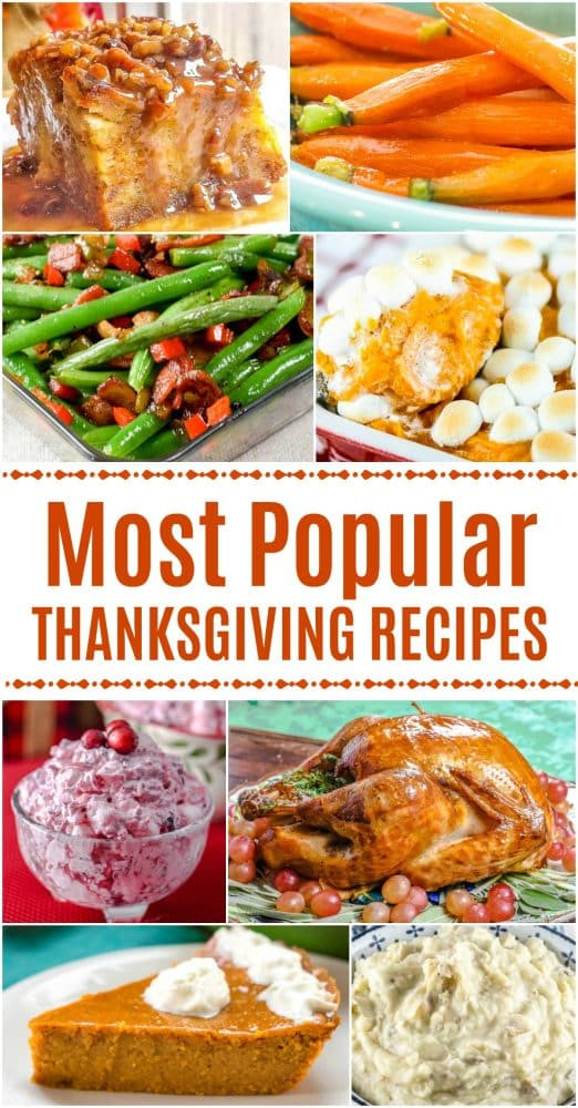 Most Popular Thanksgiving Desserts
 Most Popular Thanksgiving Recipes Flavor Mosaic