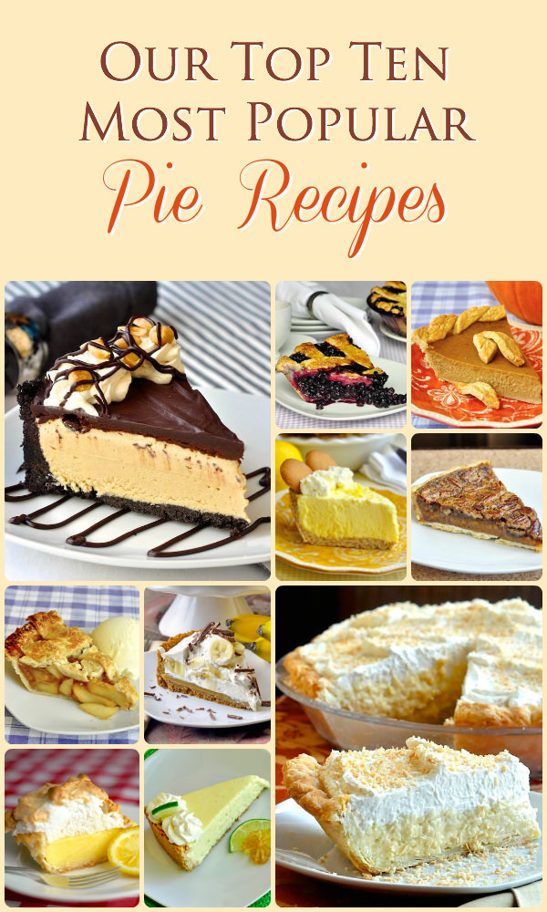 Most Popular Thanksgiving Pies
 Top Ten Pie Recipes by Rock Recipes