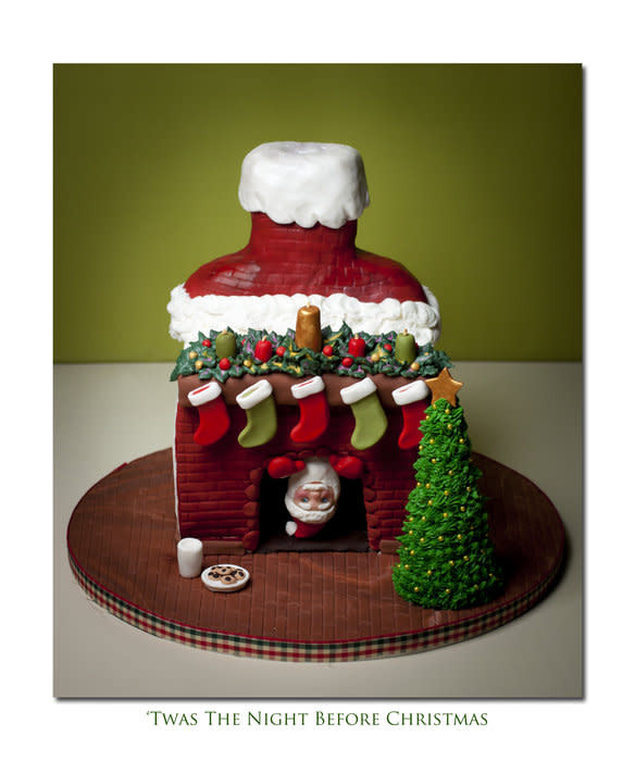 Night Before Christmas Cakes
 Twas The Night Before Christmas cake by Jan Dunlevy
