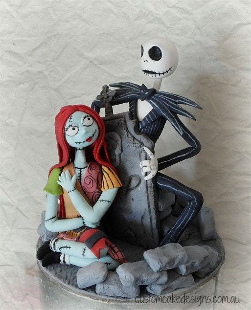 Nightmare Before Christmas Cakes For Sale
 Nightmare Before Christmas Fondant Figurines Cake by