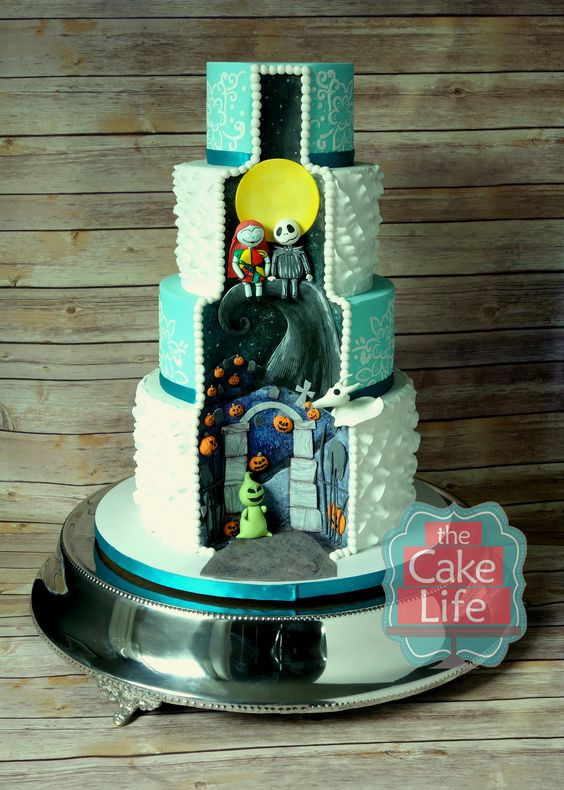 Nightmare Before Christmas Cakes For Sale
 Nightmare before christmas wedding Nightmare before