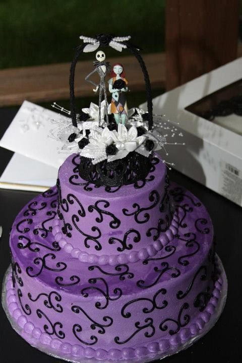 Nightmare Before Christmas Cakes Ideas
 Nightmare before Christmas wedding cake