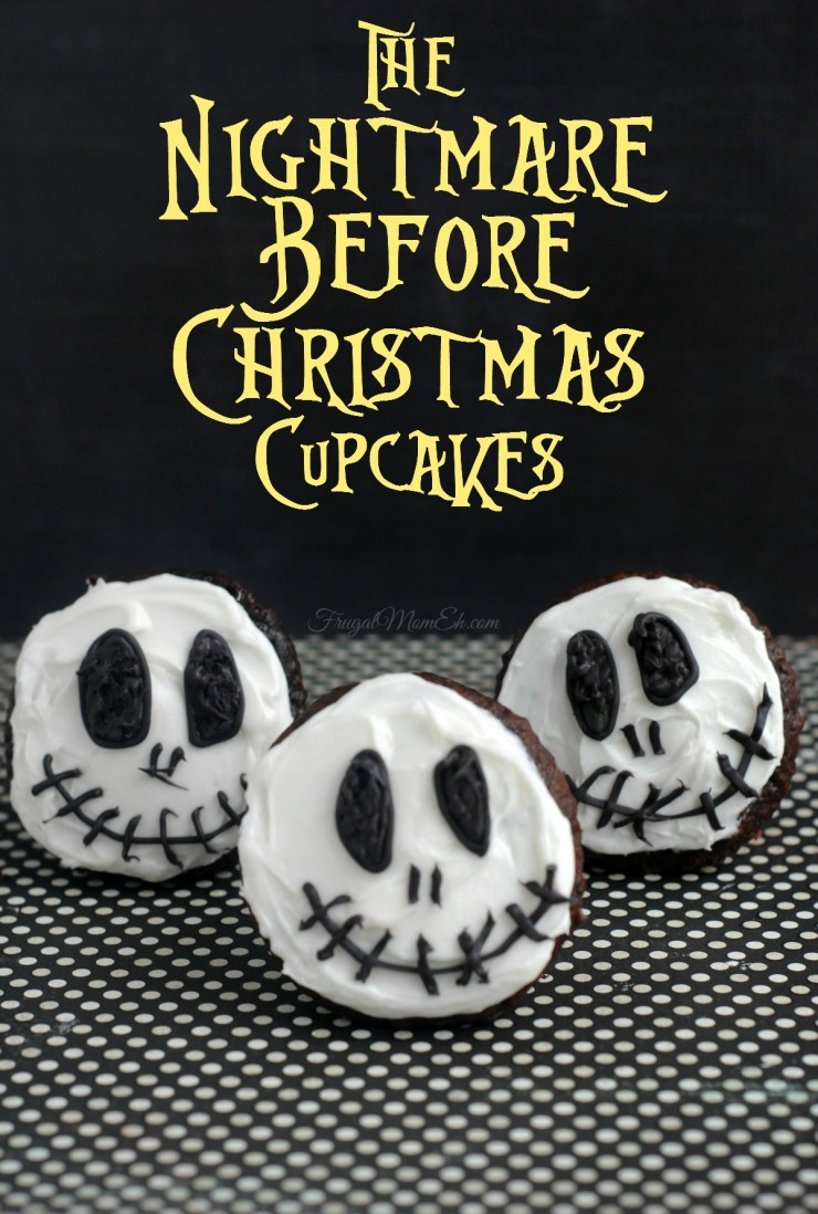 Nightmare Before Christmas Cupcakes
 Jack Skellington Cupcakes Frugal Mom Eh