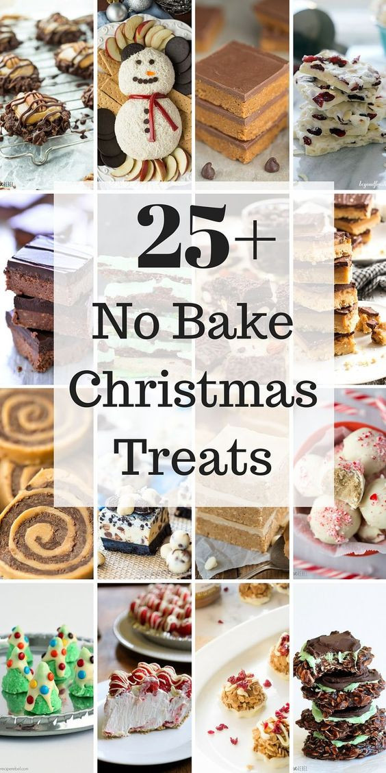 No Bake Christmas Candy
 25 No Bake Christmas Treats Easy Christmas cookies
