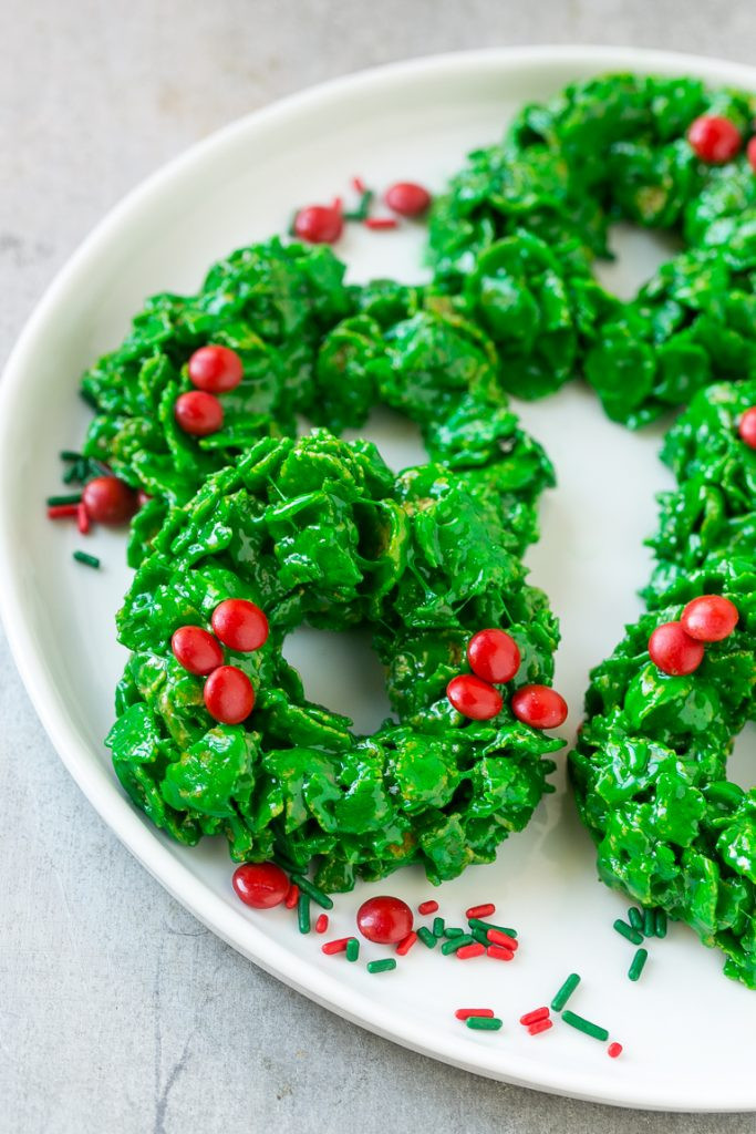 No Bake Christmas Wreath Cookies
 Christmas Wreath Cookies Dinner at the Zoo