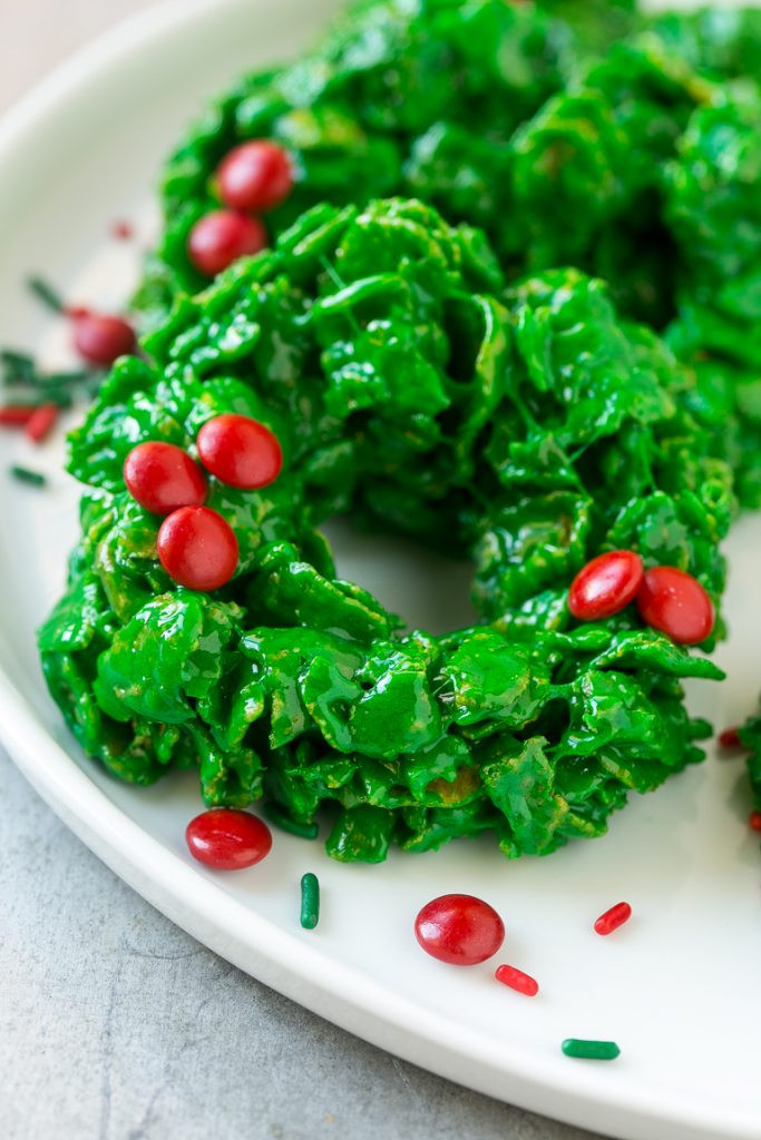 No Bake Christmas Wreath Cookies
 Christmas Wreath Cookies Dinner at the Zoo