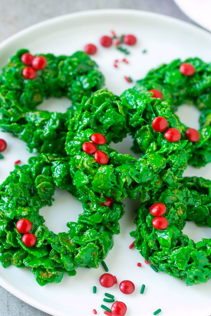 No Bake Christmas Wreath Cookies
 Christmas Wreath Cookies Dinner at the Zoo