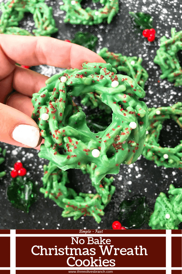 No Bake Christmas Wreath Cookies
 No Bake Christmas Wreath Cookies Three Olives Branch