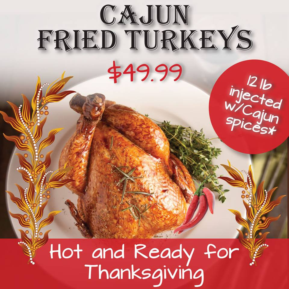 Order Fried Turkey For Thanksgiving
 Enjoy a Thanksgiving feast at Do s or order a deep