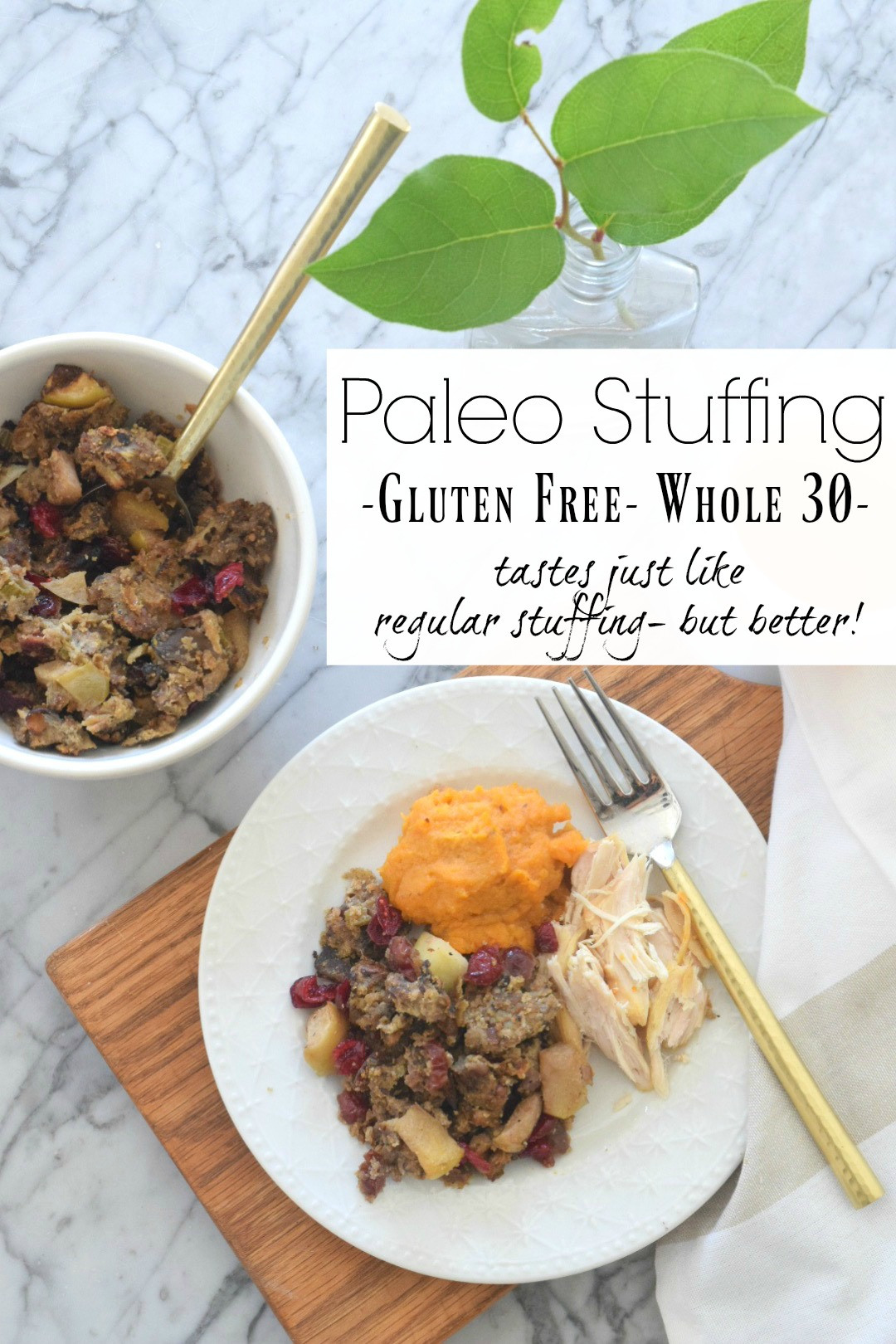 Paleo Thanksgiving Sides
 Paleo Stuffing Healthy Thanksgiving Side Nesting With Grace