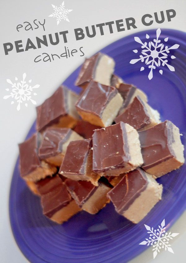 Peanut Butter Christmas Candy
 Peanut Butter Cup Christmas Can s Easy Holiday Baking