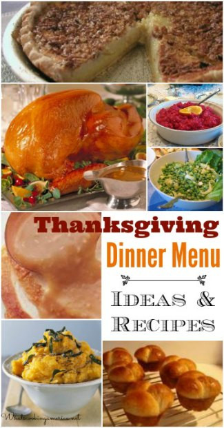 Planning Thanksgiving Dinner
 Thanksgiving Dinner Menu What s Cooking America