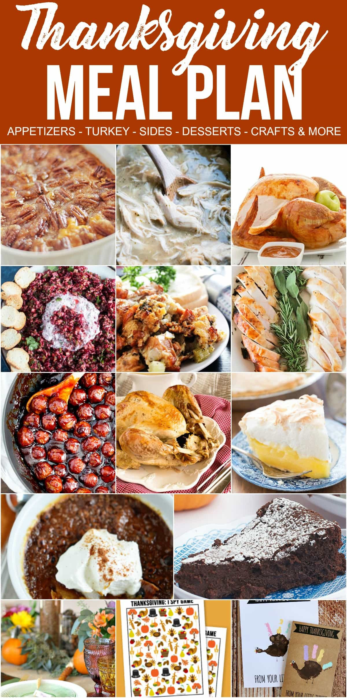 Planning Thanksgiving Dinner
 Thanksgiving Dinner Meal Plan Crazy for Crust
