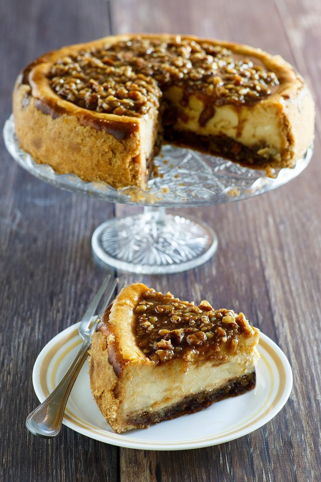 Polly'S Pies Thanksgiving Dinner
 Pecan Pie Cheesecake Thanksgiving and Christmas Dessert