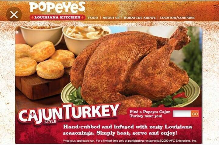 Popeyes Fried Turkey Thanksgiving 2019
 These Fast Food Chains Are Serving Up Fried Turkey for