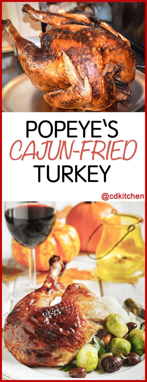 Popeyes Thanksgiving Turkey 2019
 Copycat Popeye s Cajun Fried Turkey Recipe