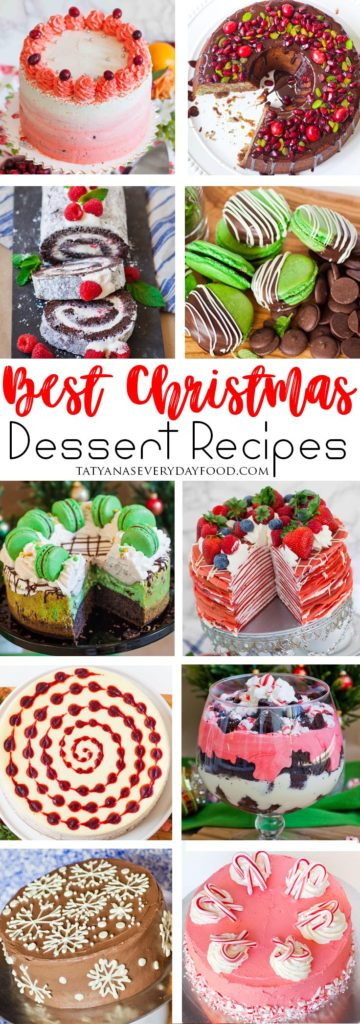 Popular Christmas Desserts
 Christmas Desserts Recipe Roundup Tatyanas Everyday Food