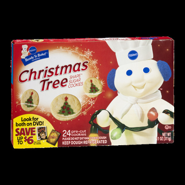 Pre Cut Christmas Cookies
 Pillsbury Ready to Bake Christmas Tree Shape Sugar Cookies