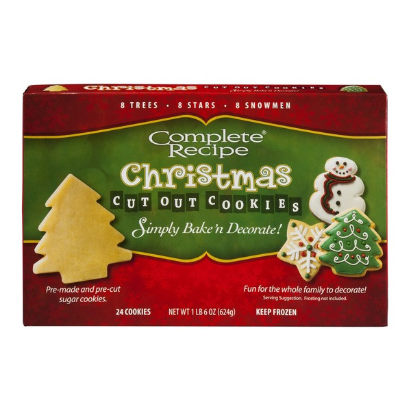 Pre Cut Christmas Cookies
 plete Recipe Christmas Cut Out Cookies 24 CT 22 oz