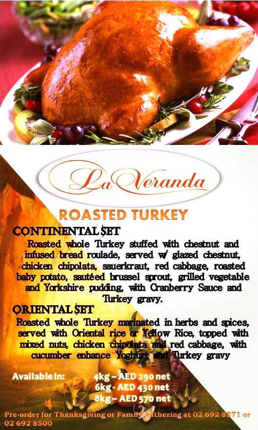 Pre Order Thanksgiving Turkey
 Sheraton Khalidiya on Twitter "Pre order our festive