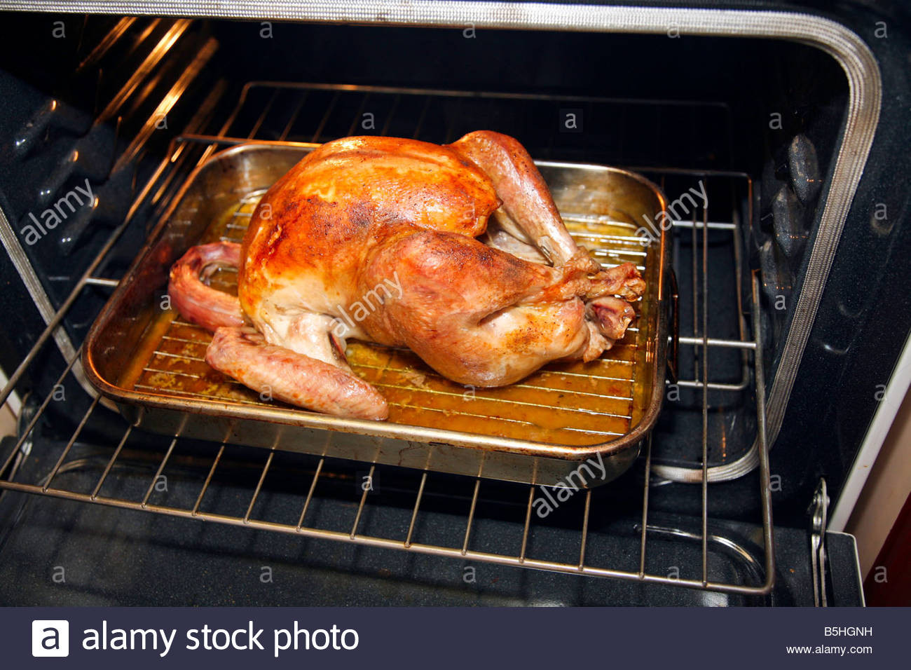 Prep A Turkey For Thanksgiving
 Turkey in the oven Preparing a Thanksgiving or Christmas