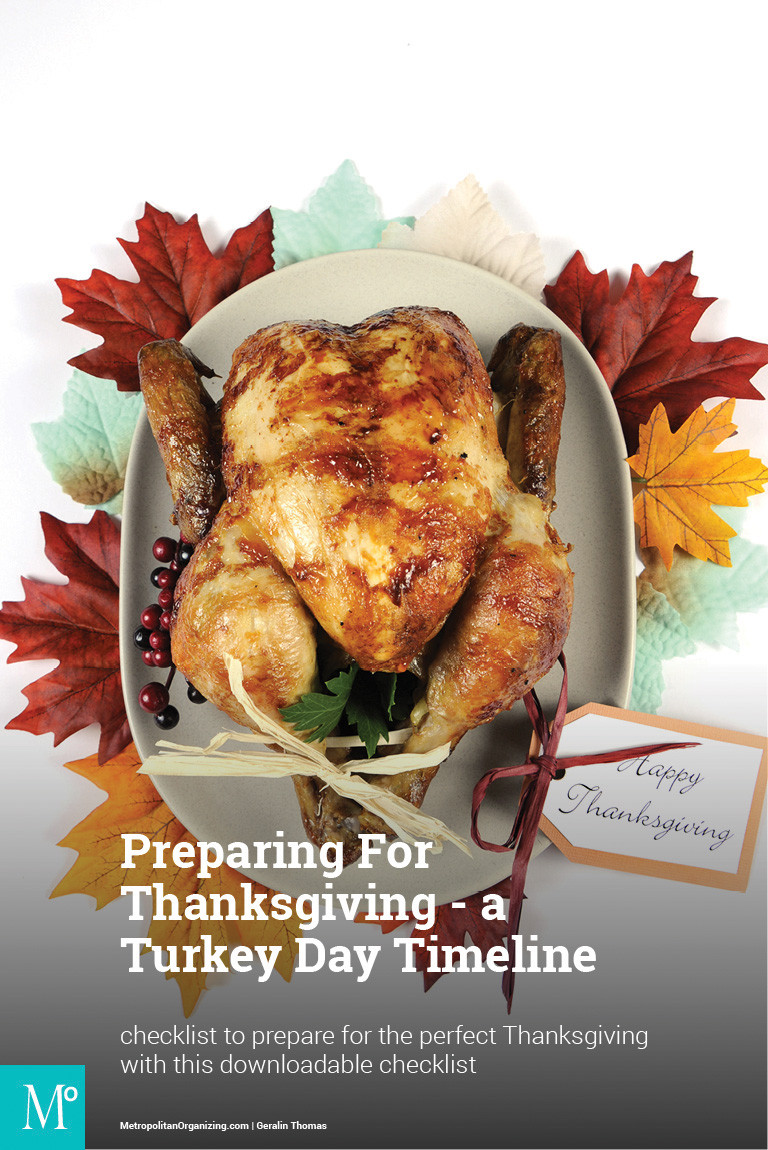 Prep A Turkey For Thanksgiving
 Turkey Day Timeline Checklist Preparing For Thanksgiving