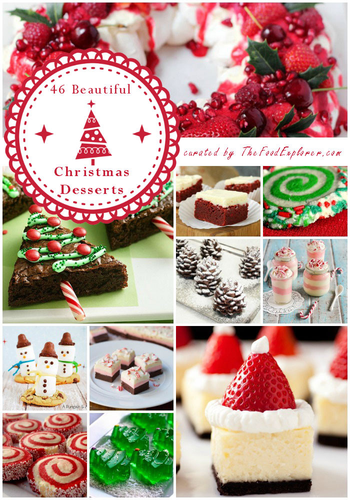 Pretty Christmas Desserts
 The Most Beautiful and Easy 46 Christmas Desserts on the