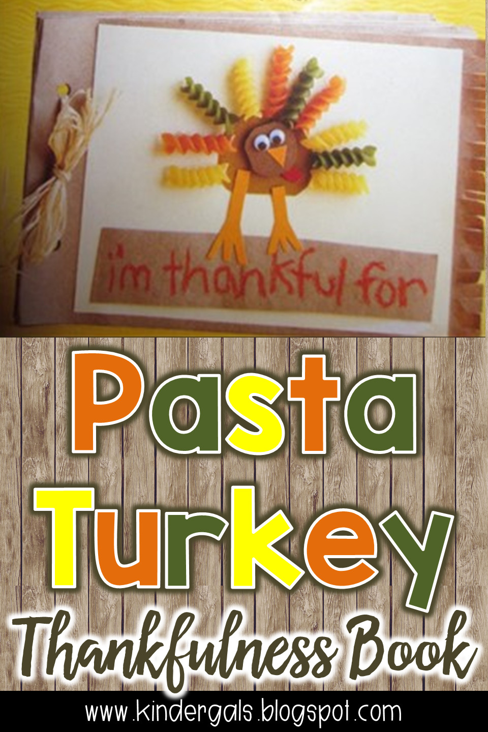 Publix Thanksgiving Turkey
 KinderGals Publix Turkey Craft Writing Activity