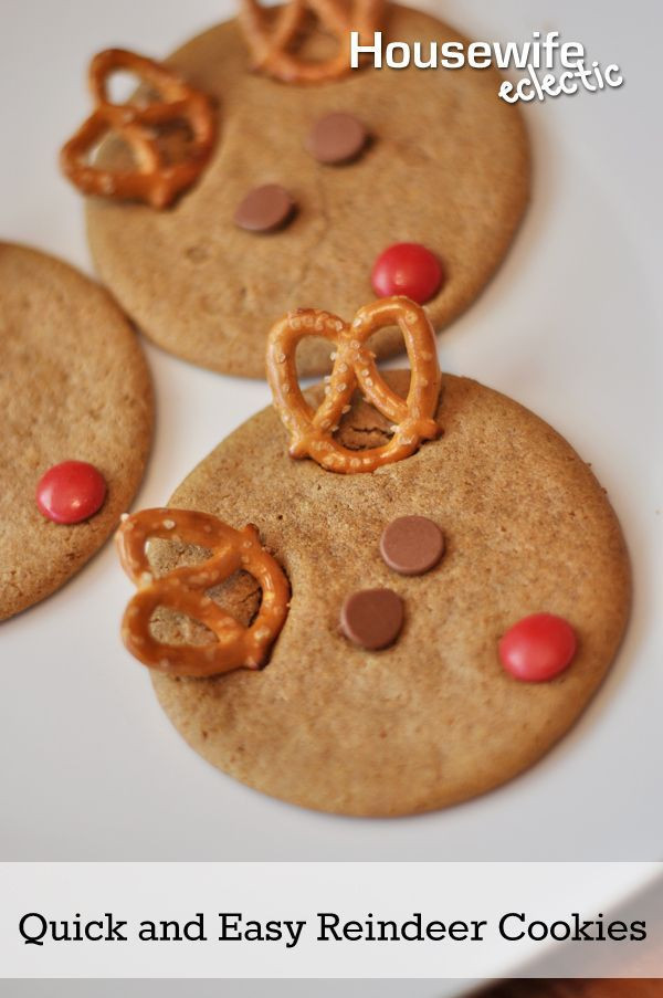 Quick Easy Christmas Cookies
 Quick and Easy Reindeer Cookies with Nestle Tollhouse