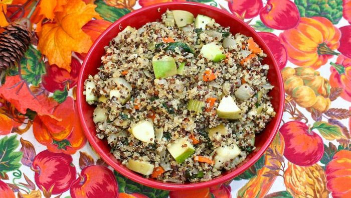 Quinoa Stuffing Thanksgiving
 Veggie Quinoa Stuffing Dairy Free Gluten Free Vegan