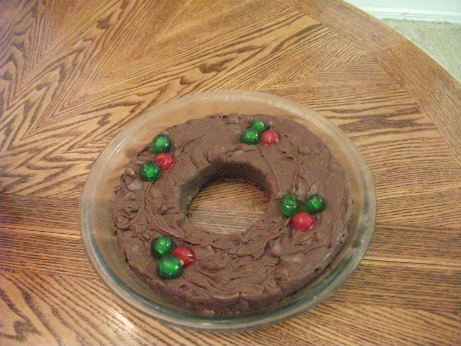 Rachael Ray Christmas Fudge Wreath
 Five Minute Fudge Wreath Recipe