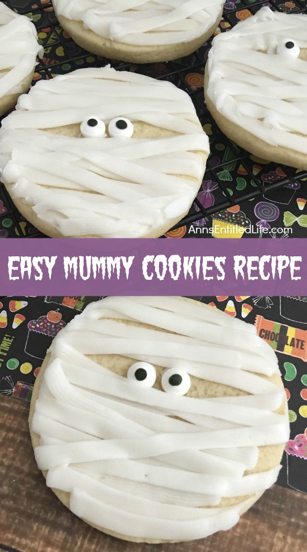 Recipe For Halloween Cookies
 Mummy Cookies Recipe