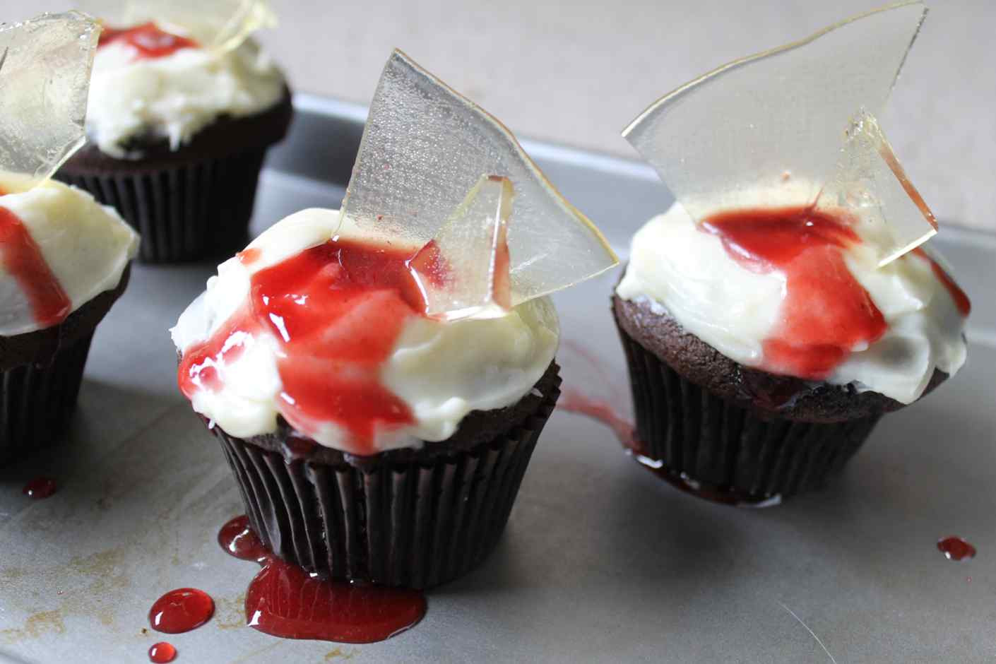 Recipe For Halloween Cupcakes
 bloody broken glass cupcakes recipe story of a kitchen
