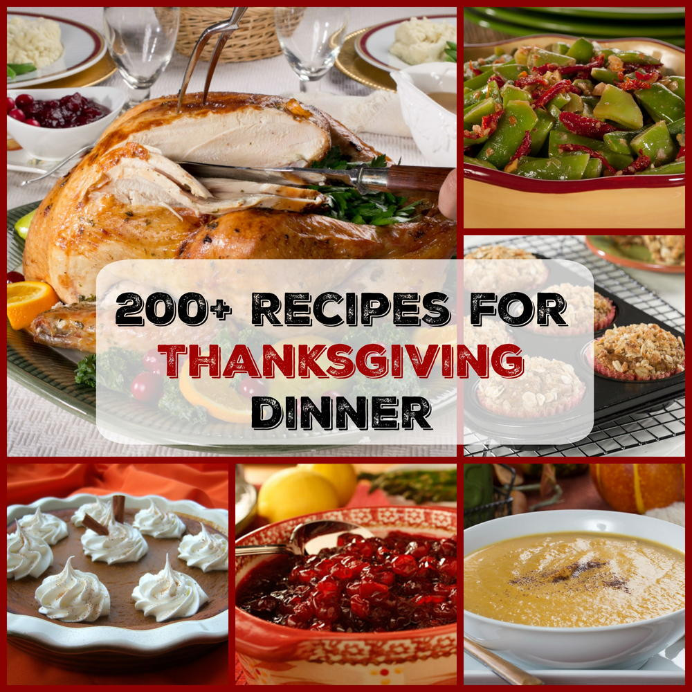 Recipes For Thanksgiving Dinner
 Easy Thanksgiving Menu 200 Recipes for Thanksgiving