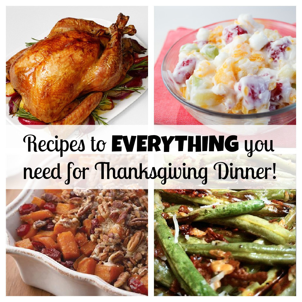 Recipes For Thanksgiving Dinner
 Your PLETE Thanksgiving dinner with recipes for