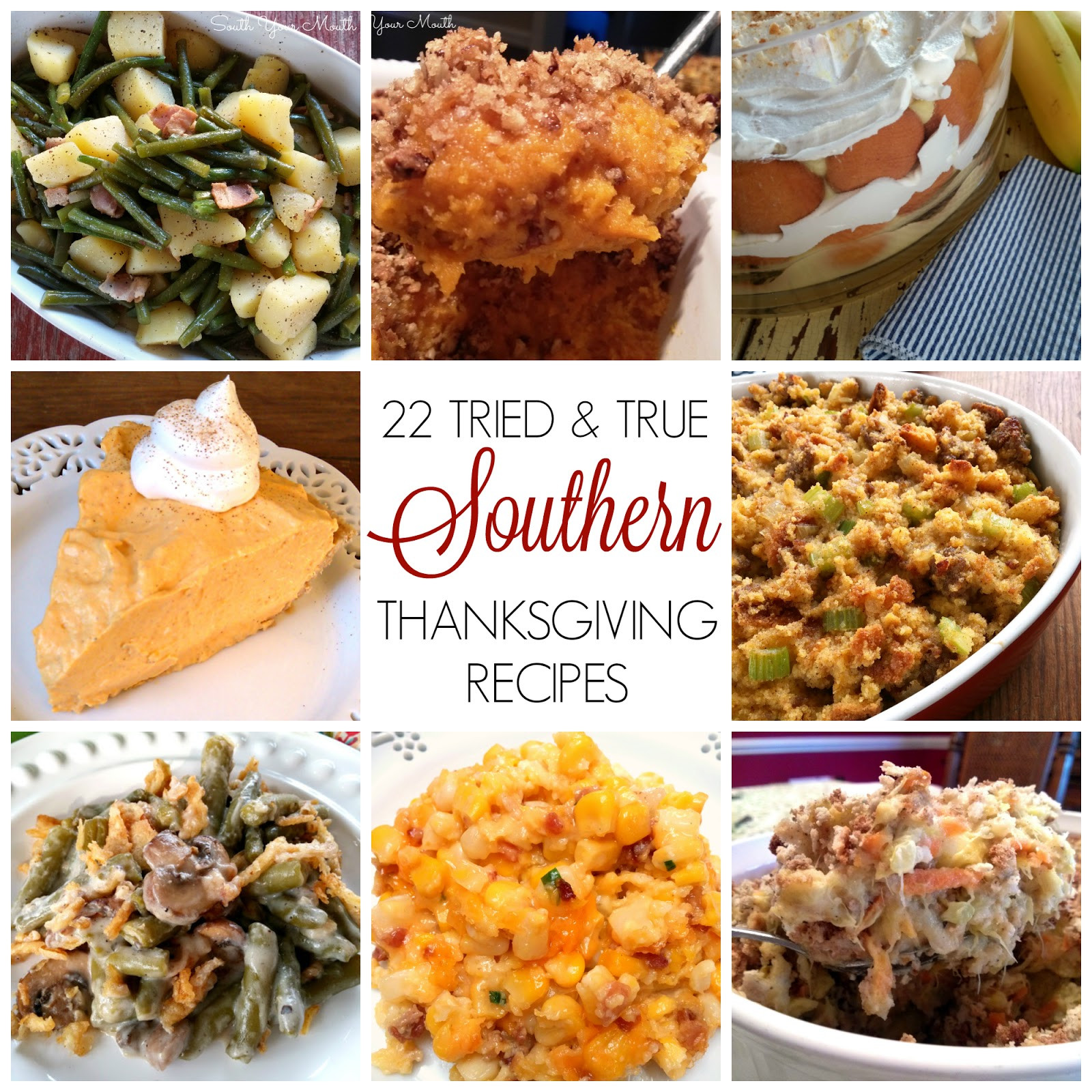 Recipes For Thanksgiving Dinner
 South Your Mouth Southern Thanksgiving Recipes