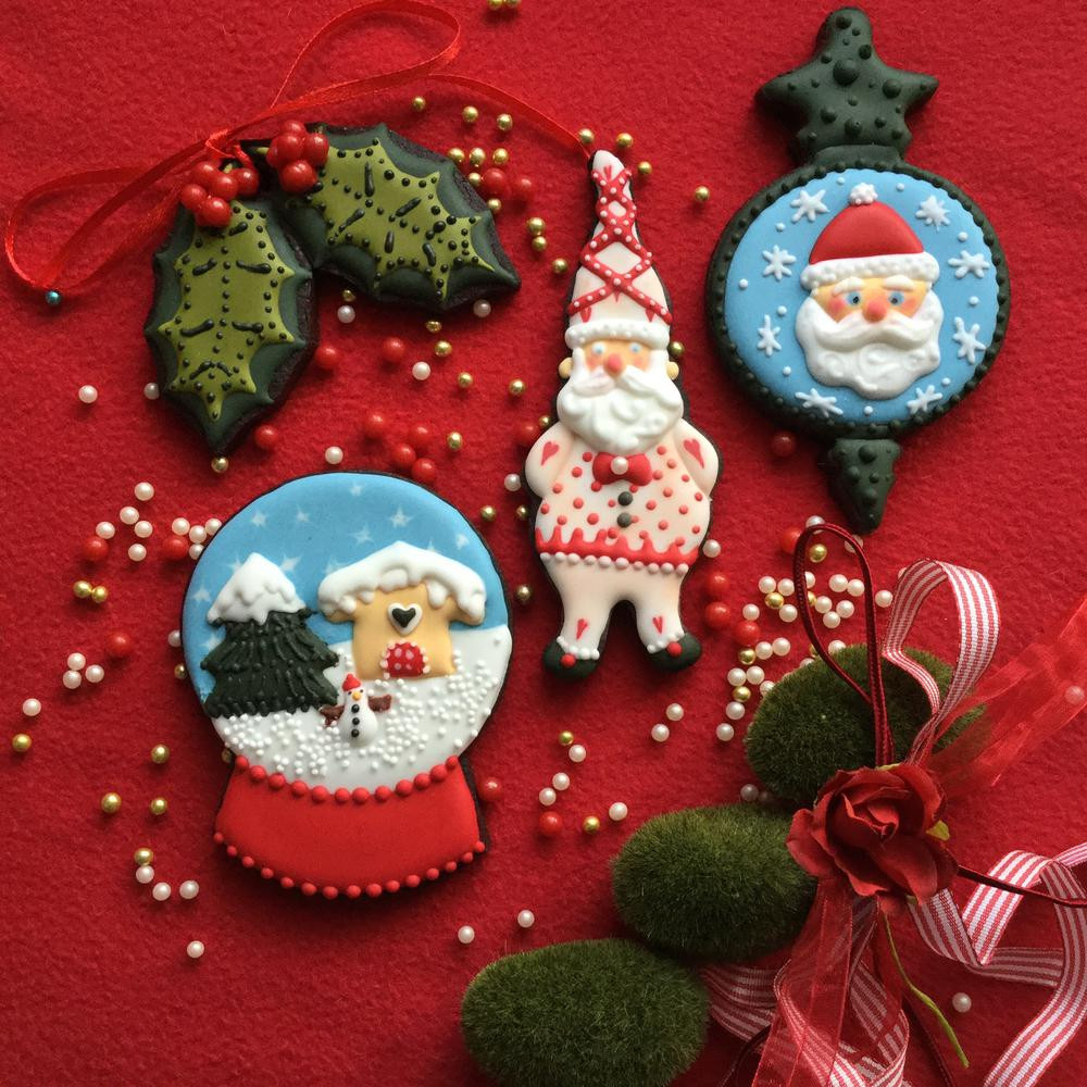 Red And Green Christmas Cookies
 Red and Green Christmas